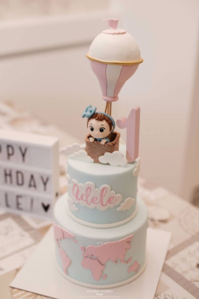 Torta compleanno 1 anno Adele