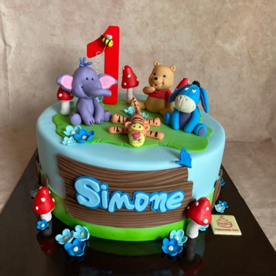 Torta compleanno 1 anno Simone