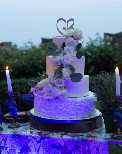 Torta wedding fiori