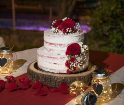 Torta wedding naked red velvet